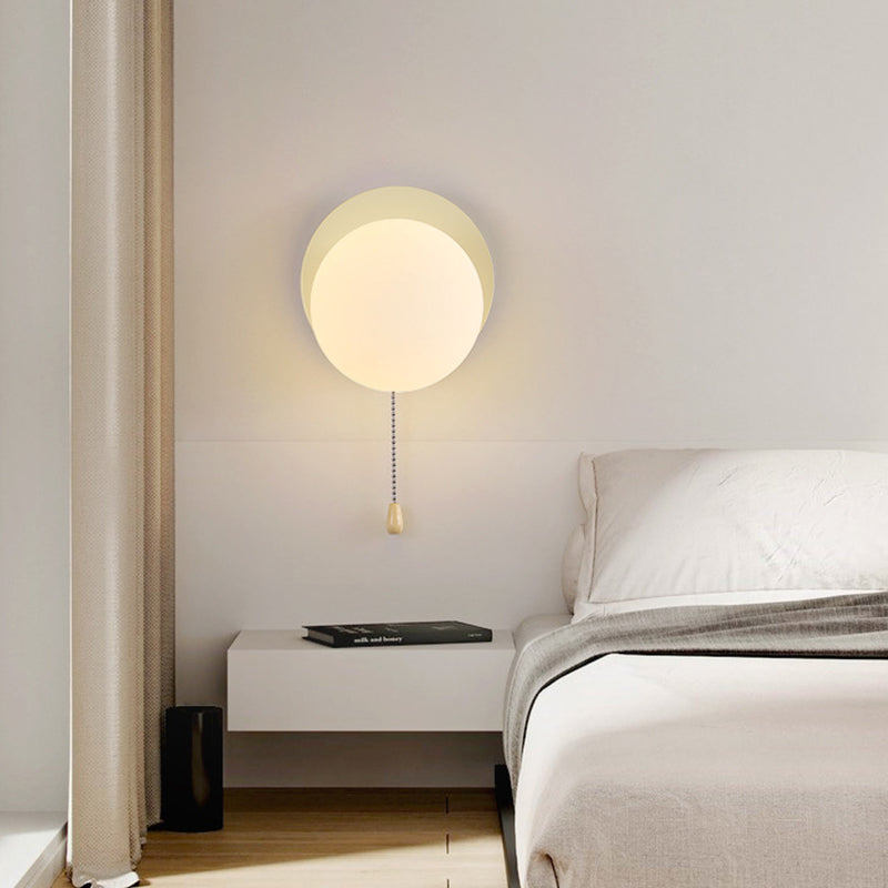 Geometry Iron Glass Zipper Wall Lamp