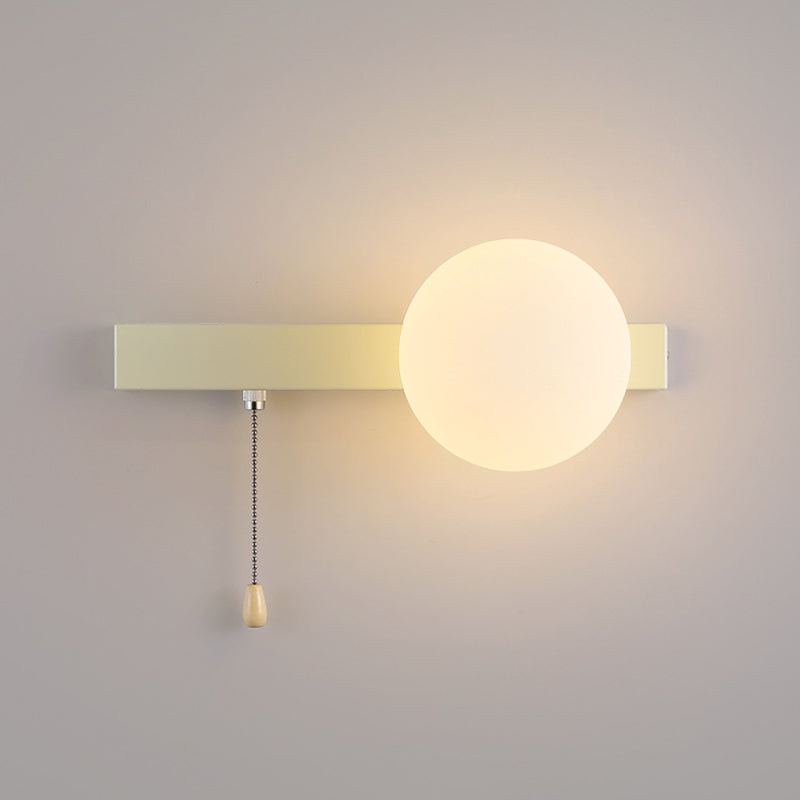 Geometry Iron Glass Zipper Wall Lamp