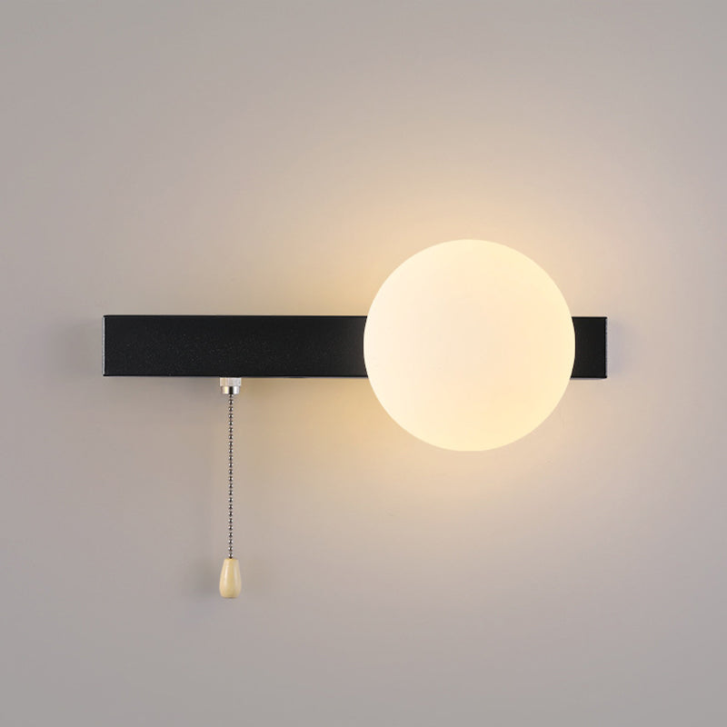 Geometry Iron Glass Zipper Wall Lamp