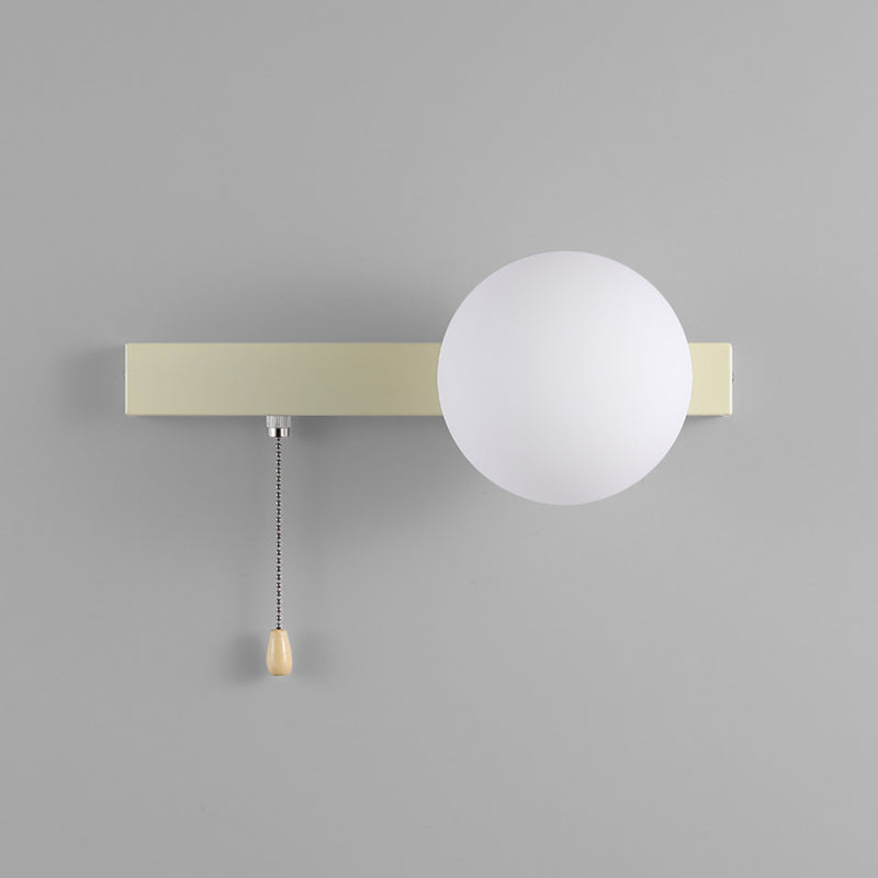 Geometry Iron Glass Zipper Wall Lamp
