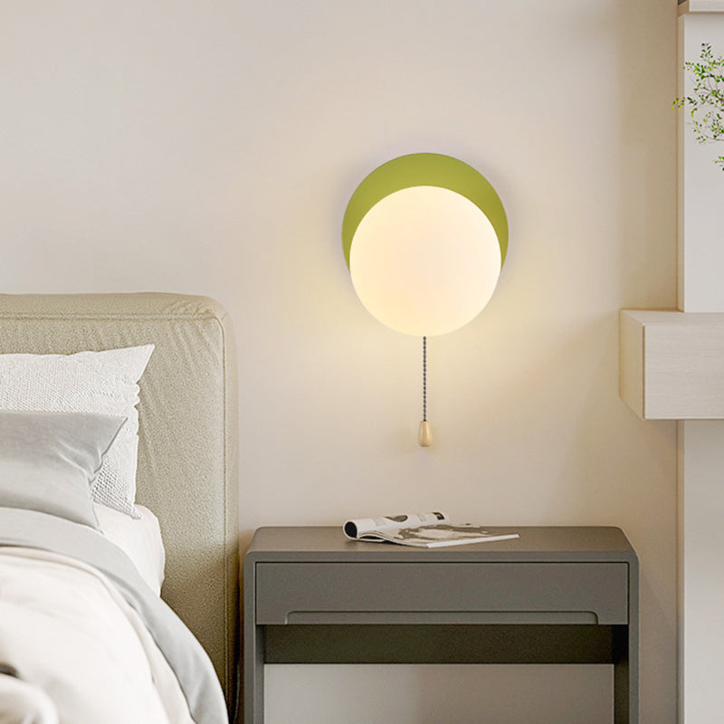 Geometry Iron Glass Zipper Wall Lamp