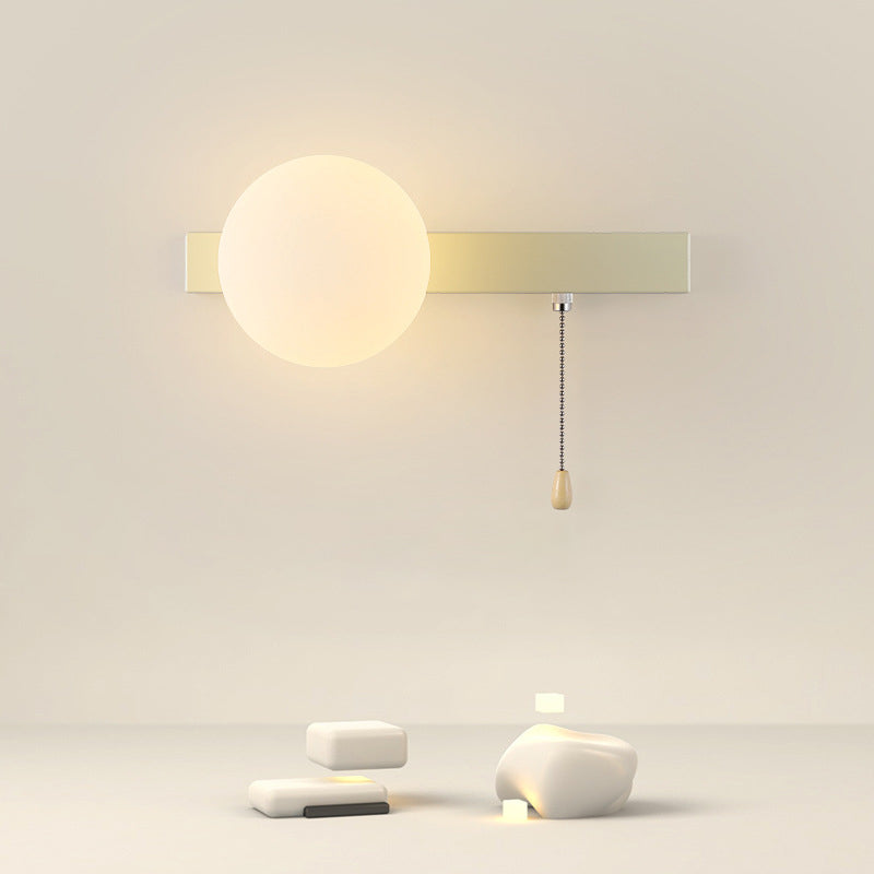 Geometry Iron Glass Zipper Wall Lamp