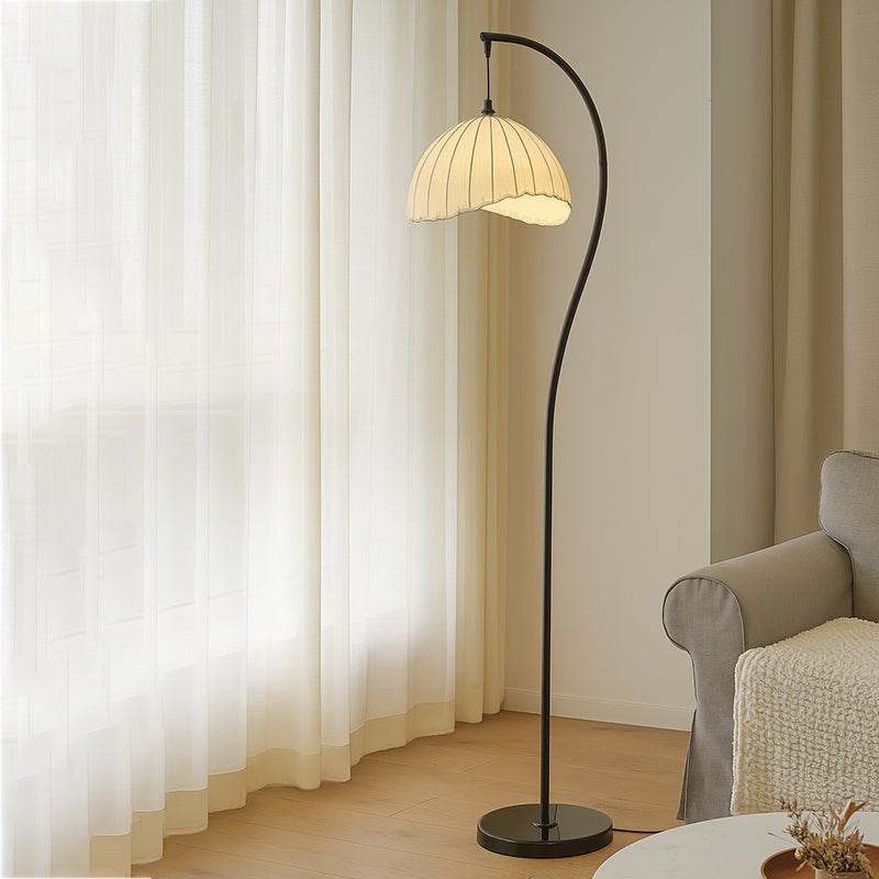 Traditional Vintage Round Hat Floor Lamp