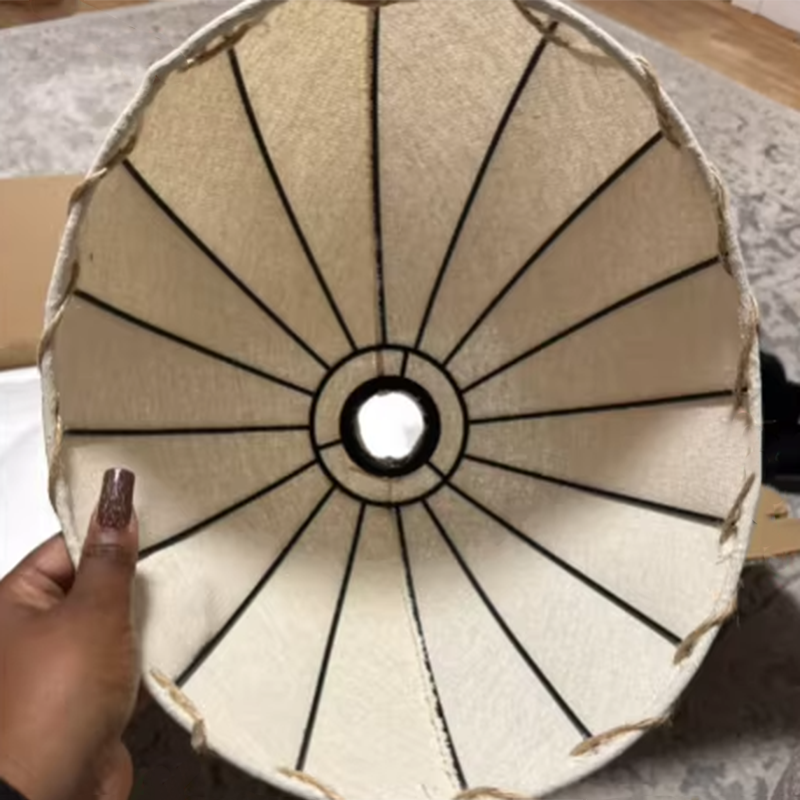 Traditional Vintage Round Hat Floor Lamp