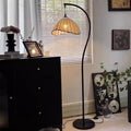Traditional Vintage Round Hat Floor Lamp