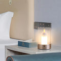 Candle Glass PVC Infrared Table Lamp