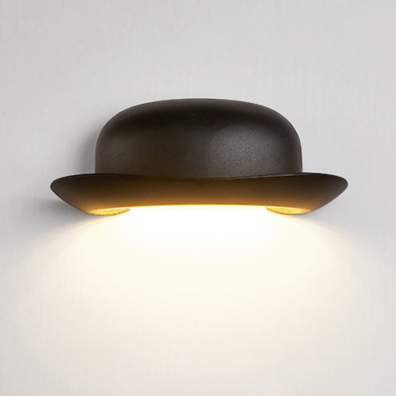 Hat Aluminum PC Patio Outdoor Light