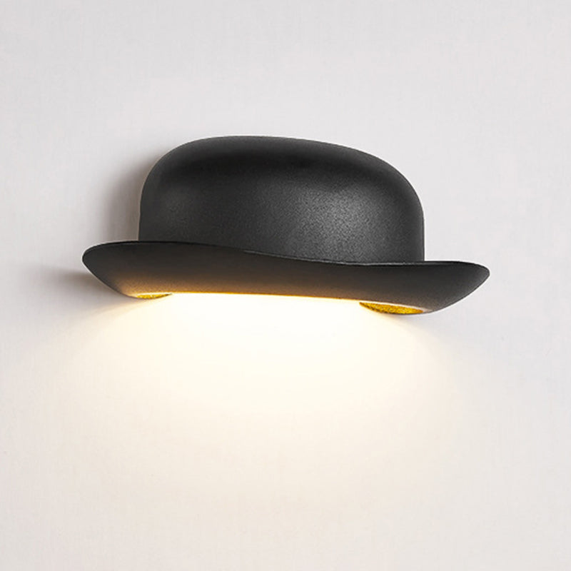 Hat Aluminum PC Patio Outdoor Light