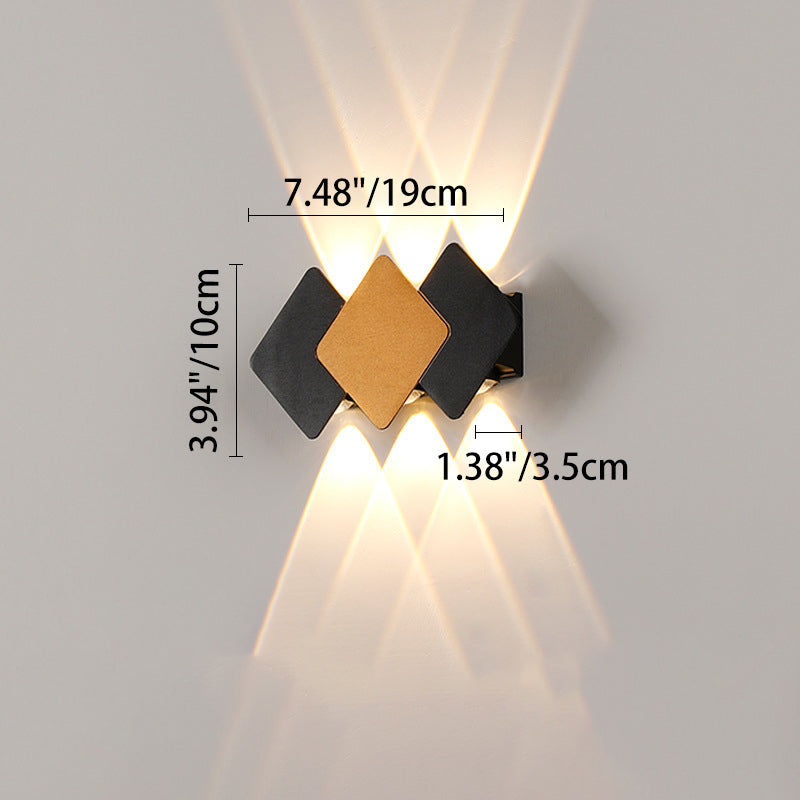 Rhombus Aluminum Garden Outdoor Light