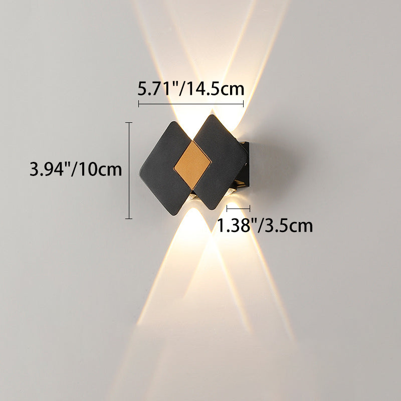 Rhombus Aluminum Garden Outdoor Light