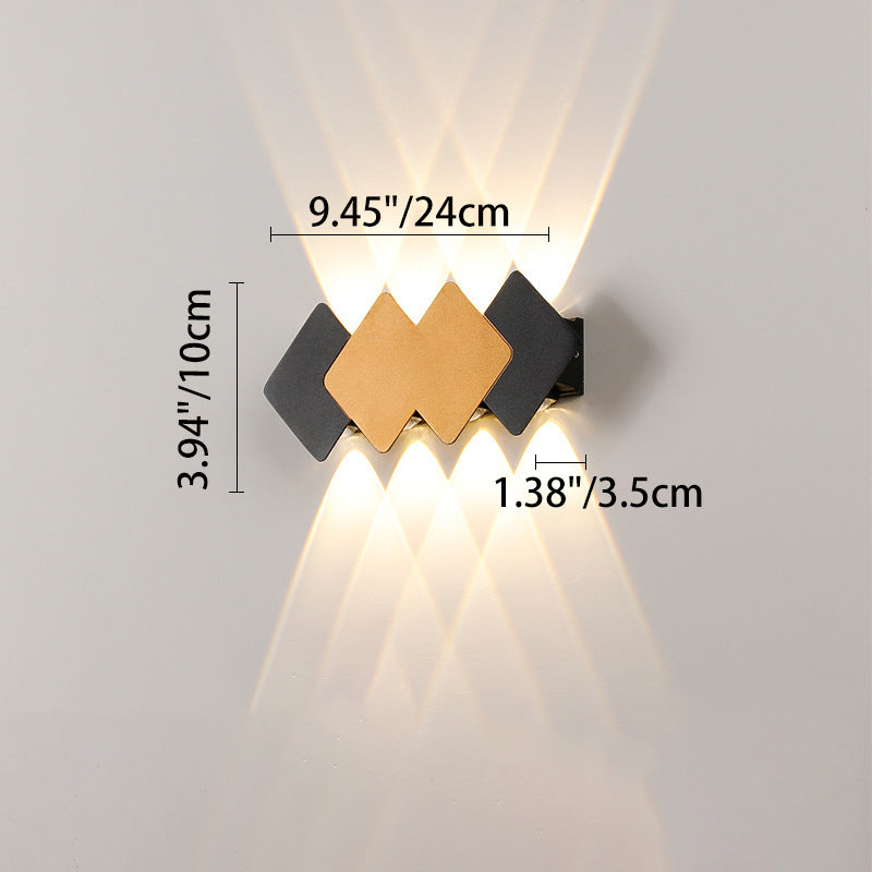 Rhombus Aluminum Garden Outdoor Light