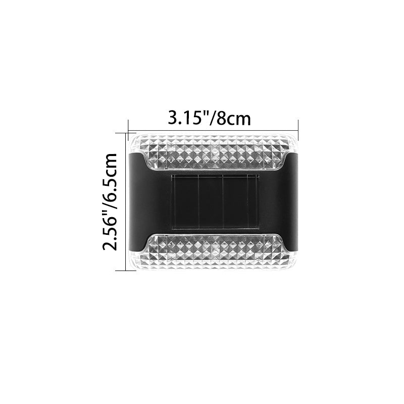 Rectangular Plastic Patio Outdoor Light