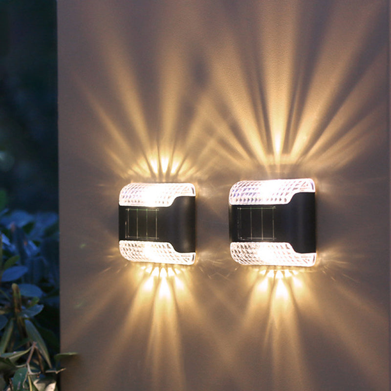 Rectangular Plastic Patio Outdoor Light