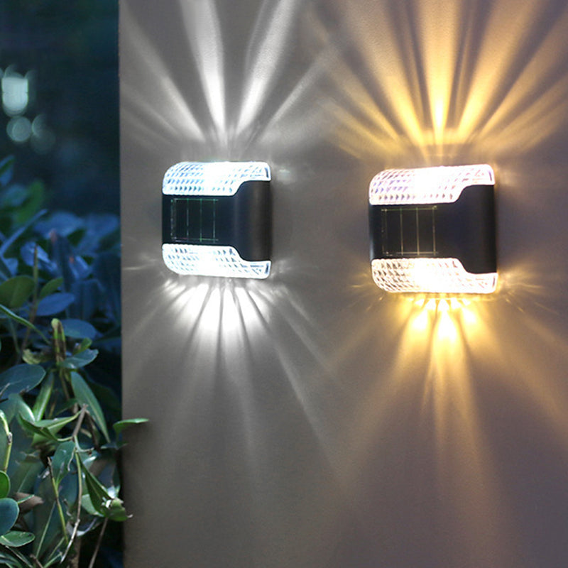 Rectangular Plastic Patio Outdoor Light