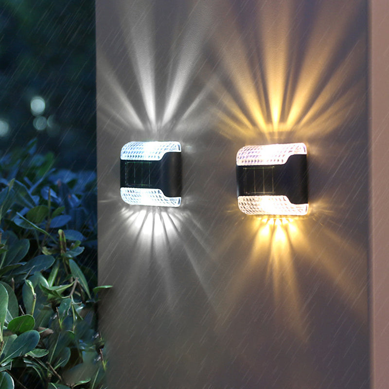Rectangular Plastic Patio Outdoor Light