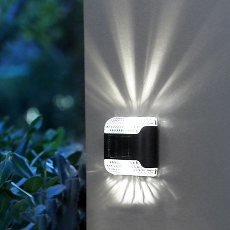 Rectangular Plastic Patio Outdoor Light