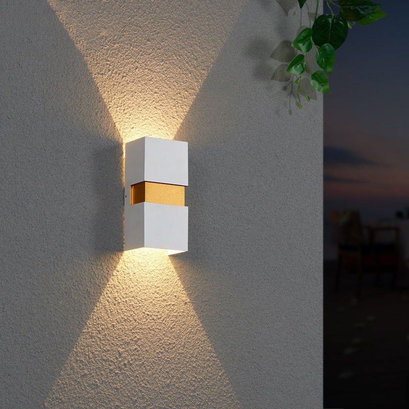 Cuboid Aluminum Patio Outdoor Light