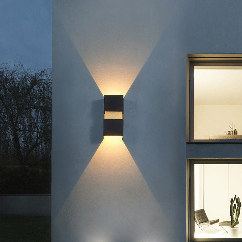 Cuboid Aluminum Patio Outdoor Light
