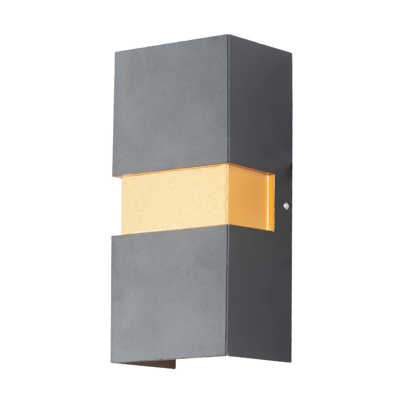 Cuboid Aluminum Patio Outdoor Light