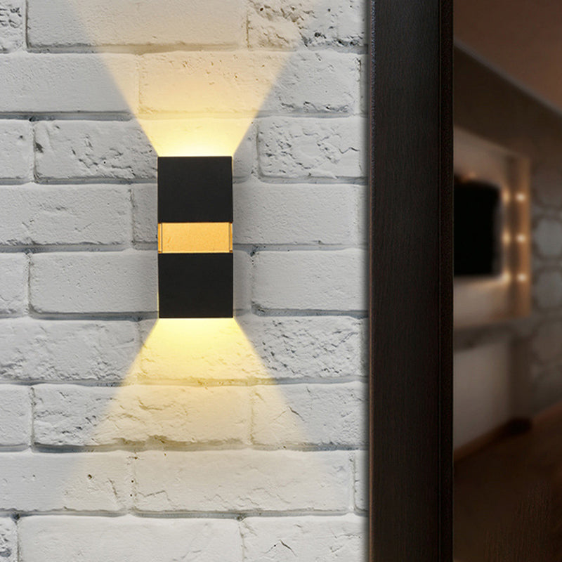 Cuboid Aluminum Patio Outdoor Light