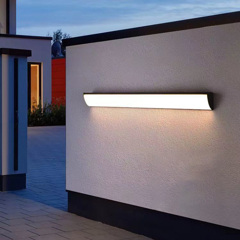 Rectangular Aluminum Acrylic Garden Outdoor Light