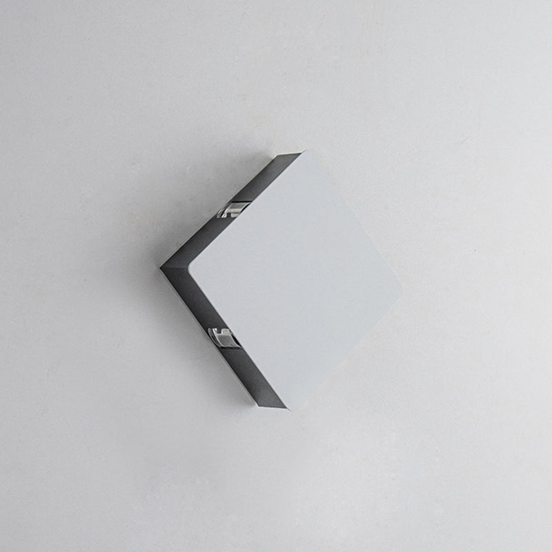 Round Square Aluminum Acrylic Outdoor Light