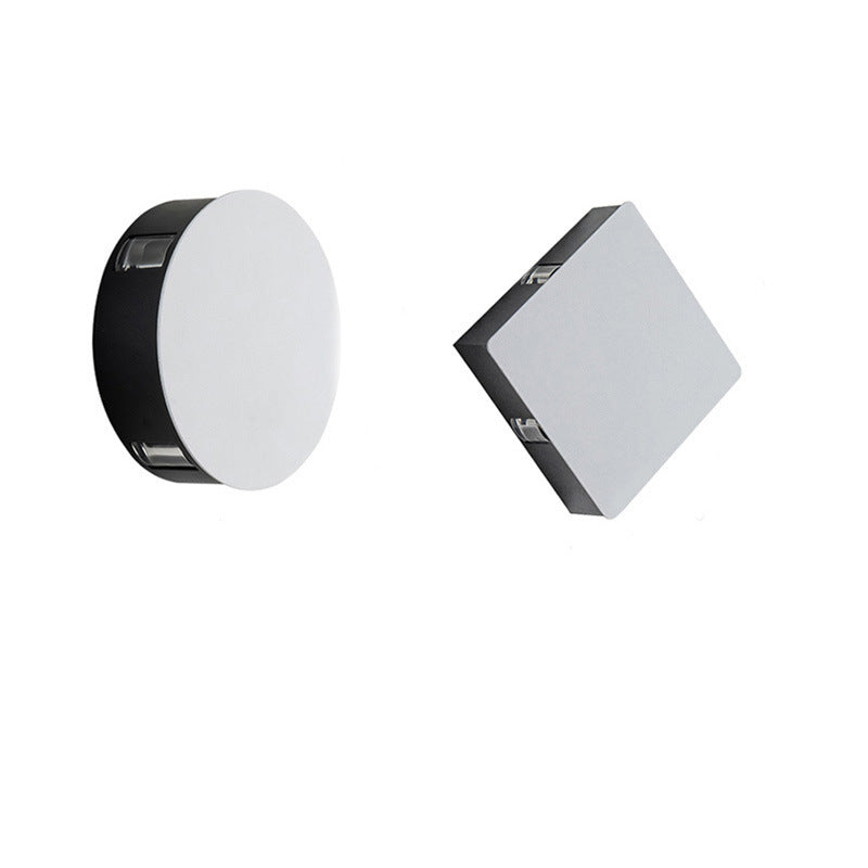 Round Square Aluminum Acrylic Outdoor Light