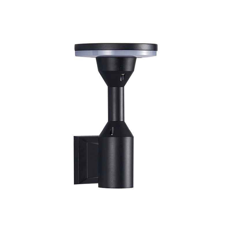 Round Square Aluminum Silicone Outdoor Light