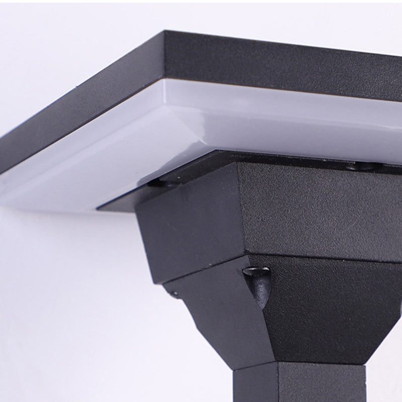 Round Square Aluminum Silicone Outdoor Light
