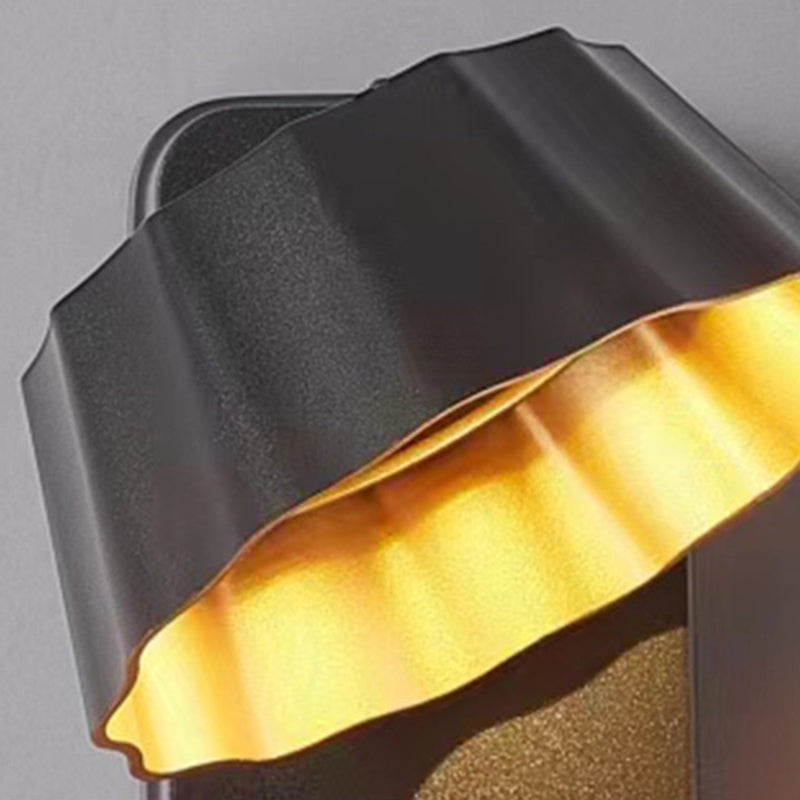 Rotatable Flower Aluminum Glass Outdoor Light