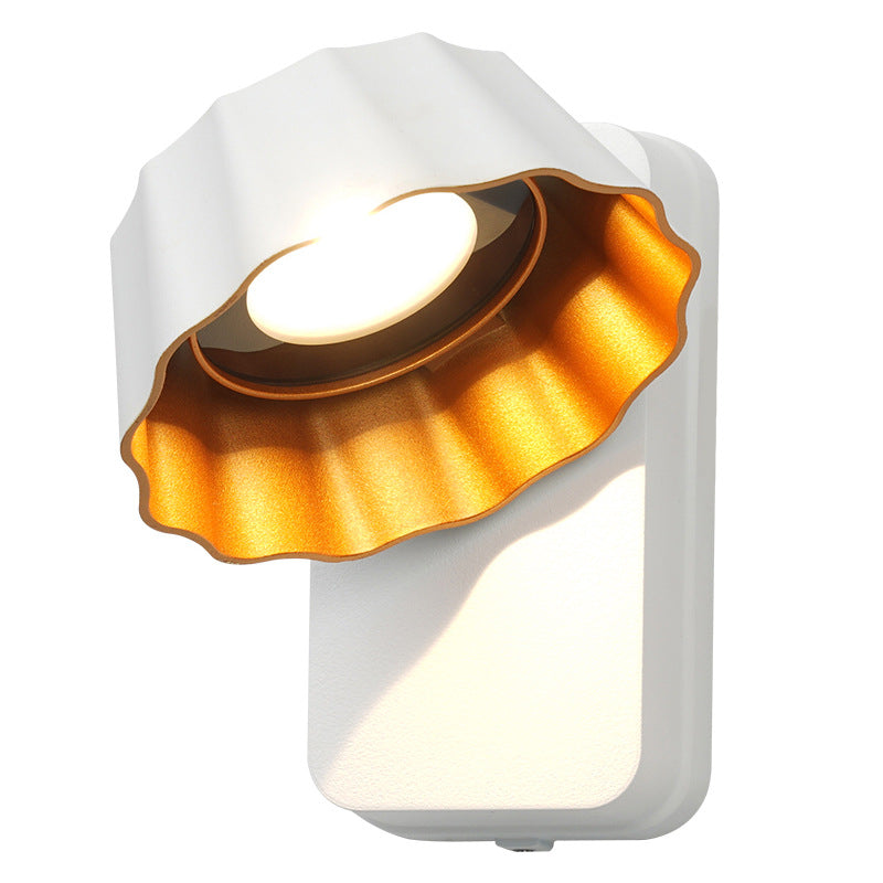 Rotatable Flower Aluminum Glass Outdoor Light