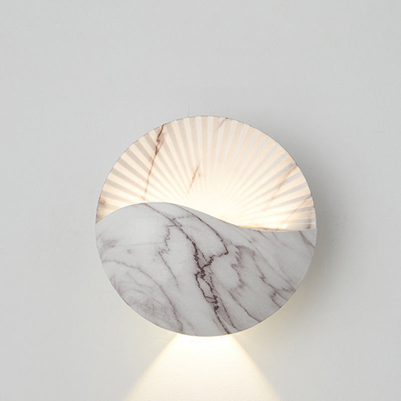 Round Metal Glass Garden Outdoor Light