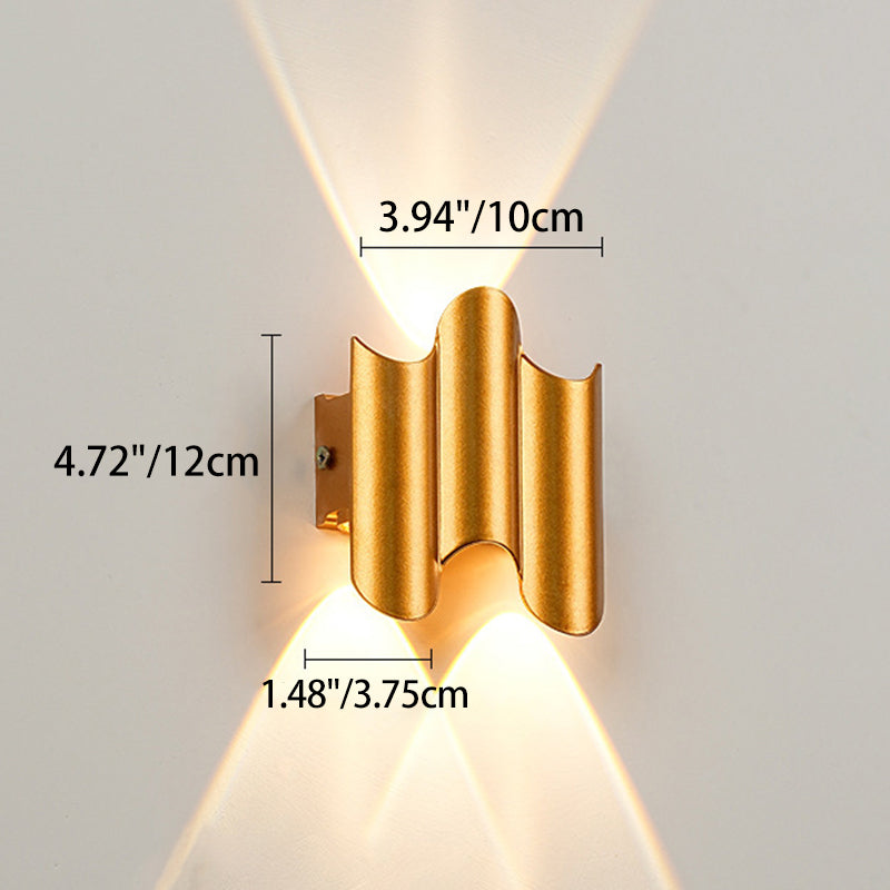 Geometric Aluminum PC Garden Outdoor Light