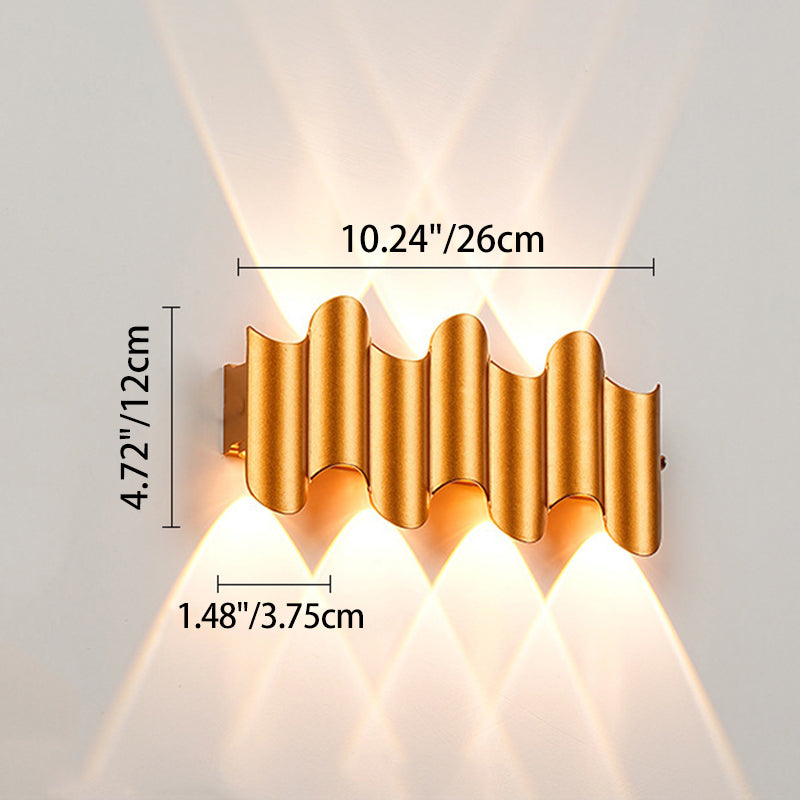 Geometric Aluminum PC Garden Outdoor Light