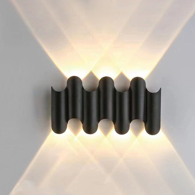 Geometric Aluminum PC Garden Outdoor Light