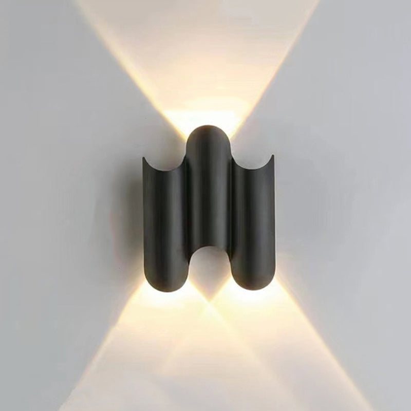 Geometric Aluminum PC Garden Outdoor Light