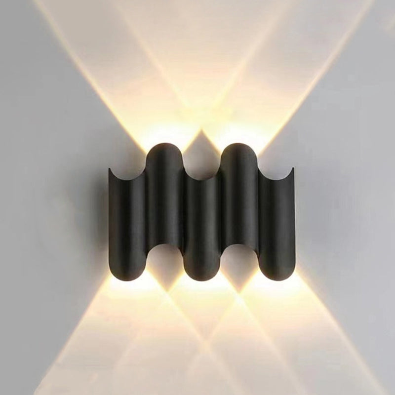Geometric Aluminum PC Garden Outdoor Light