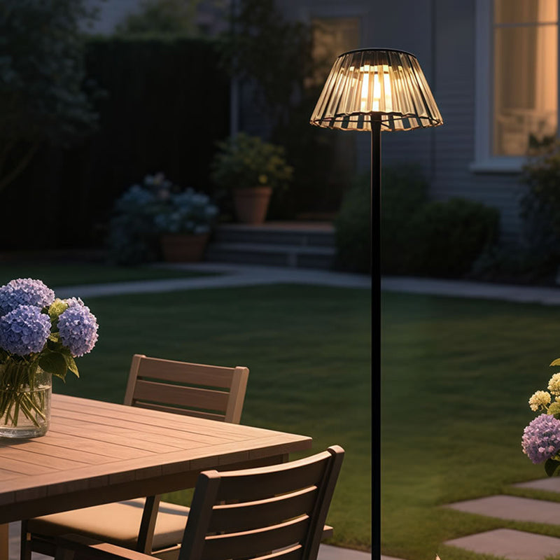 Contemporary Industrial Waterproof Solar Floor Lamp