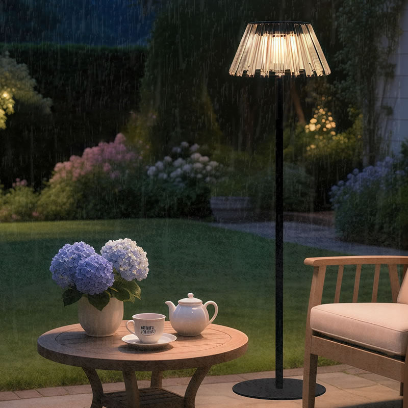 Contemporary Industrial Waterproof Solar Floor Lamp