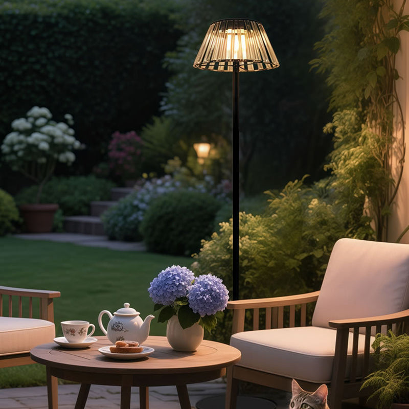 Contemporary Industrial Waterproof Solar Floor Lamp