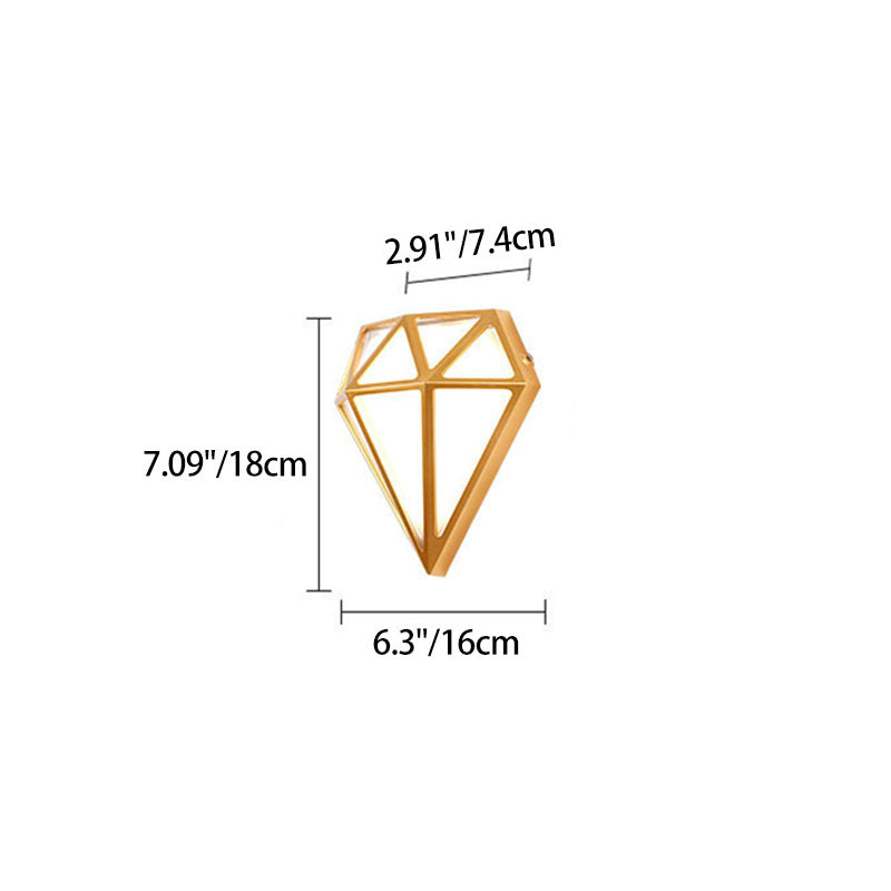 Diamond Aluminum Acrylic Garden Outdoor Light