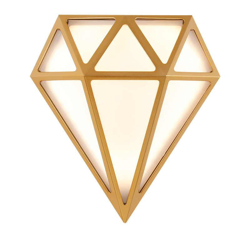 Diamond Aluminum Acrylic Garden Outdoor Light