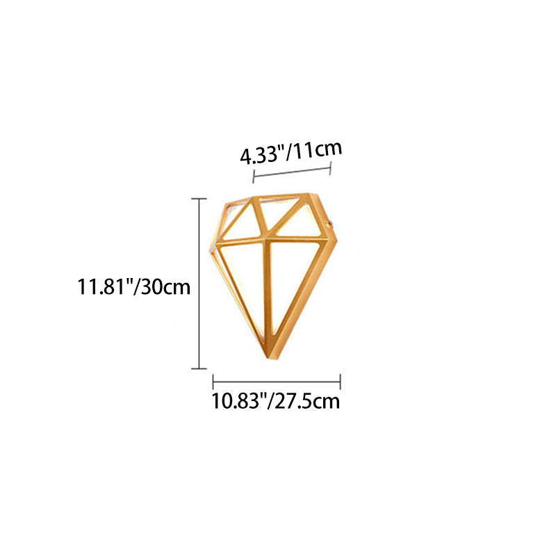 Diamond Aluminum Acrylic Garden Outdoor Light