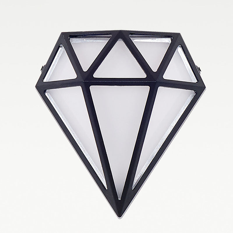 Diamond Aluminum Acrylic Garden Outdoor Light