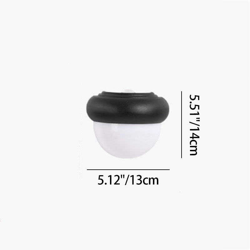 UFO Aluminum Plastic Garden Outdoor Light