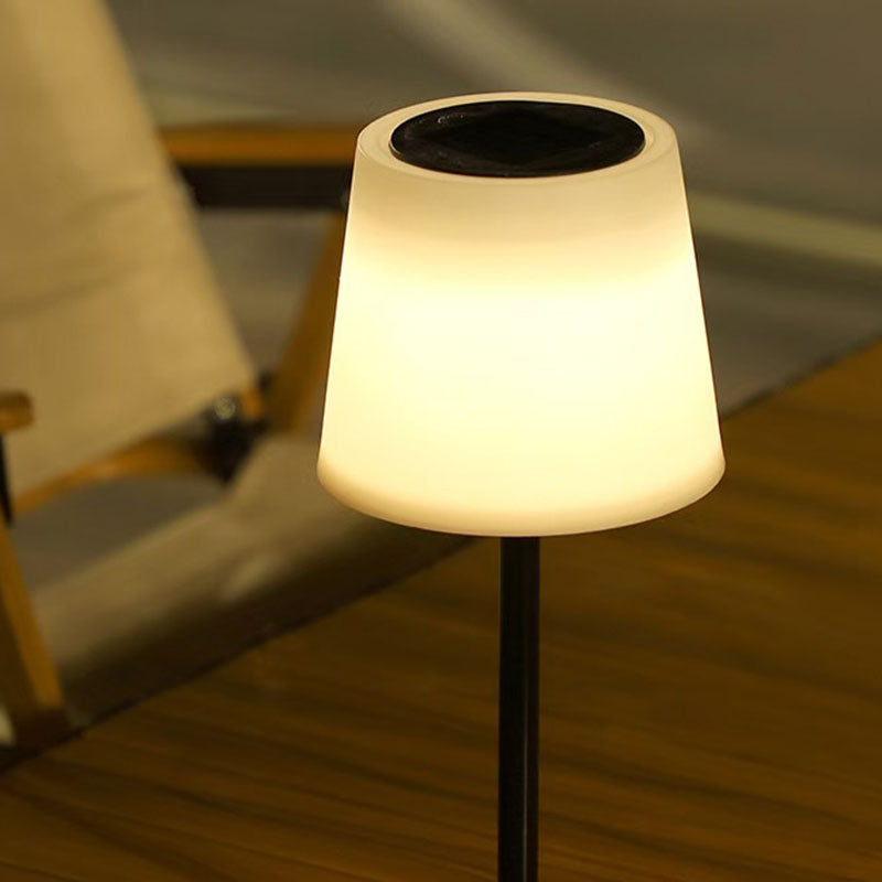 Round Iron PP Table Outdoor Light