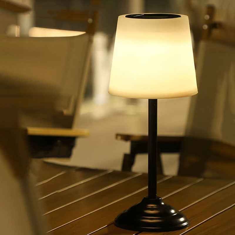 Round Iron PP Table Outdoor Light