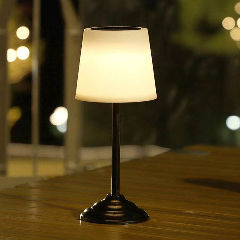 Round Iron PP Table Outdoor Light