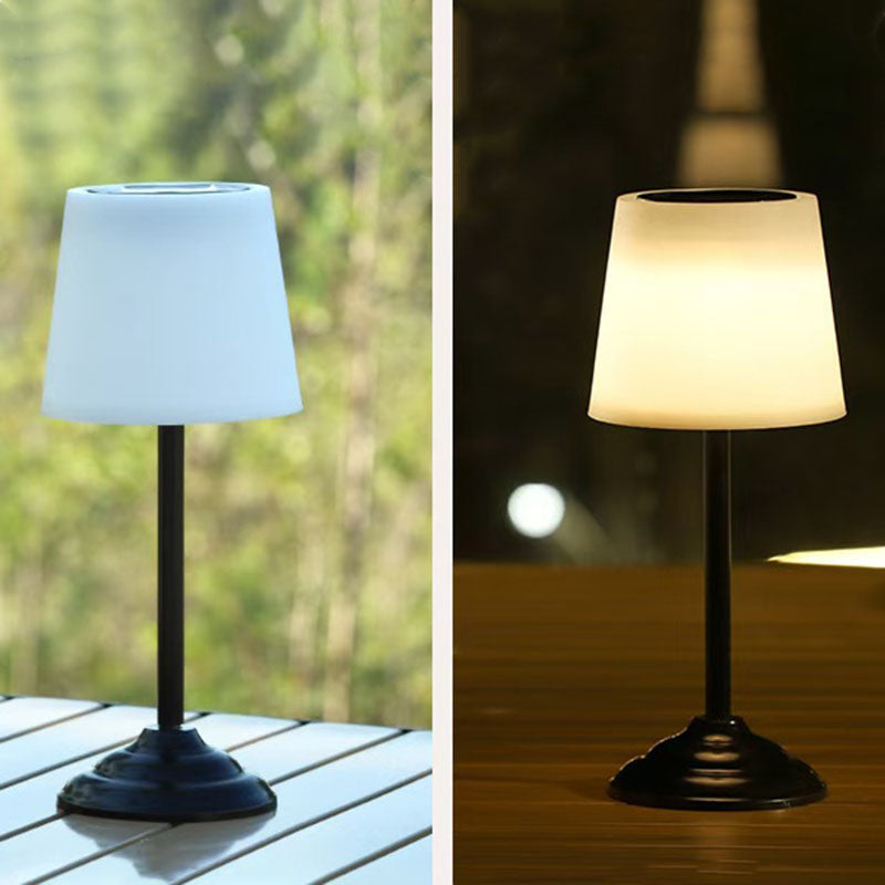 Round Iron PP Table Outdoor Light