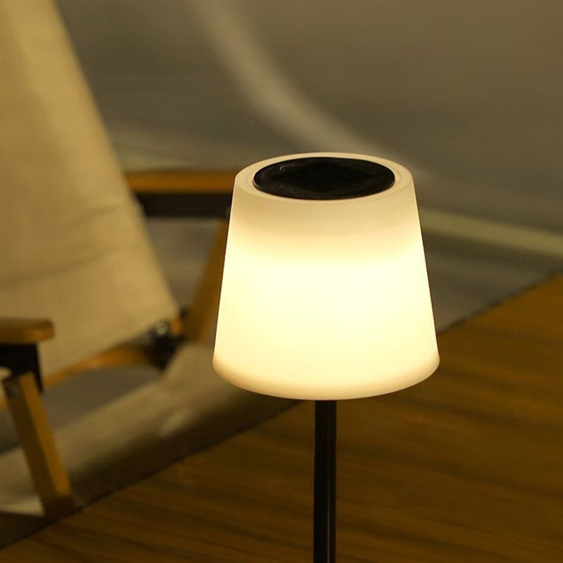 Round Iron PP Table Outdoor Light